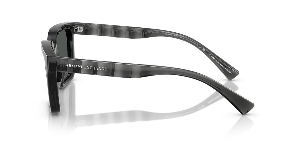 Ochelari de soare 0AX4147SF GRI TRANSPARENT LUSTRUIT 56 [Armani Exchange]