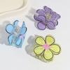 1pc Manga flower hair clip, girlish style, disheveled temperament, grabbing clip, internet celebrity, large shark clip