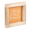 Something Different Orange I Love Fall Most Of All Wooden Framed Sign