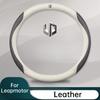 For Leapmotor T03 C11 C01 Leather Car Steering Wheel Cover Anti Slip Breathable Protecter Cover Auto Accessories
