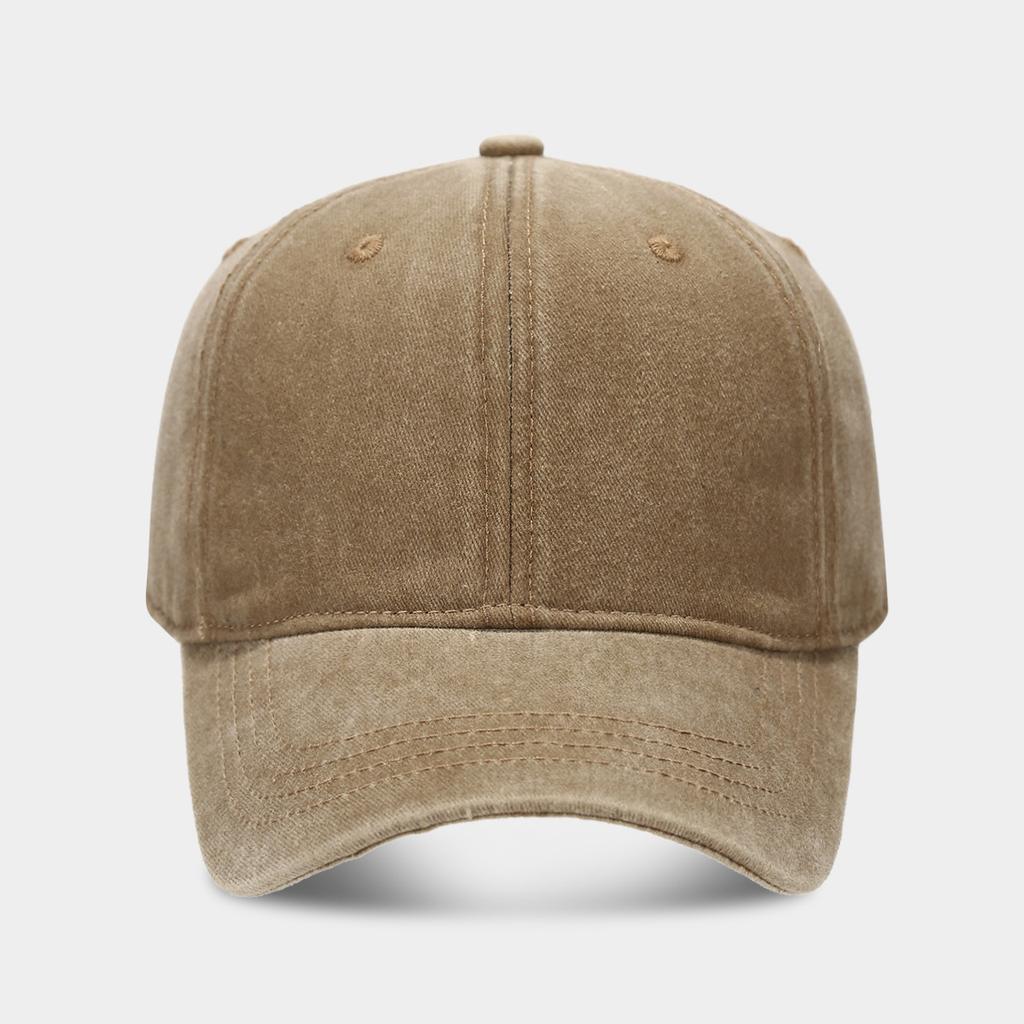 New Solid Color Soft Top Baseball Cap Men's Fashion Washed High Quality Cap Women's Outdoor Sunshade Sun Hat