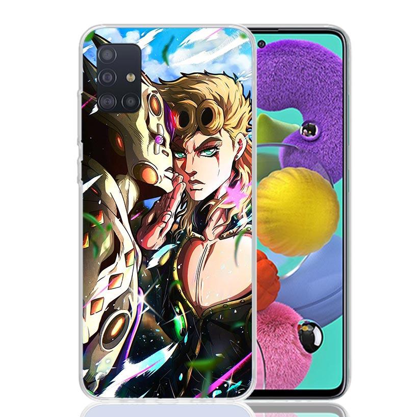 JoJo Adventure Giorno Giovanna Phone Case For Samsung Galaxy A52 A32 A22 A12 A02S A50S A30S A51 A31 AA71 Note 20 Ultra 10 S10 Pl