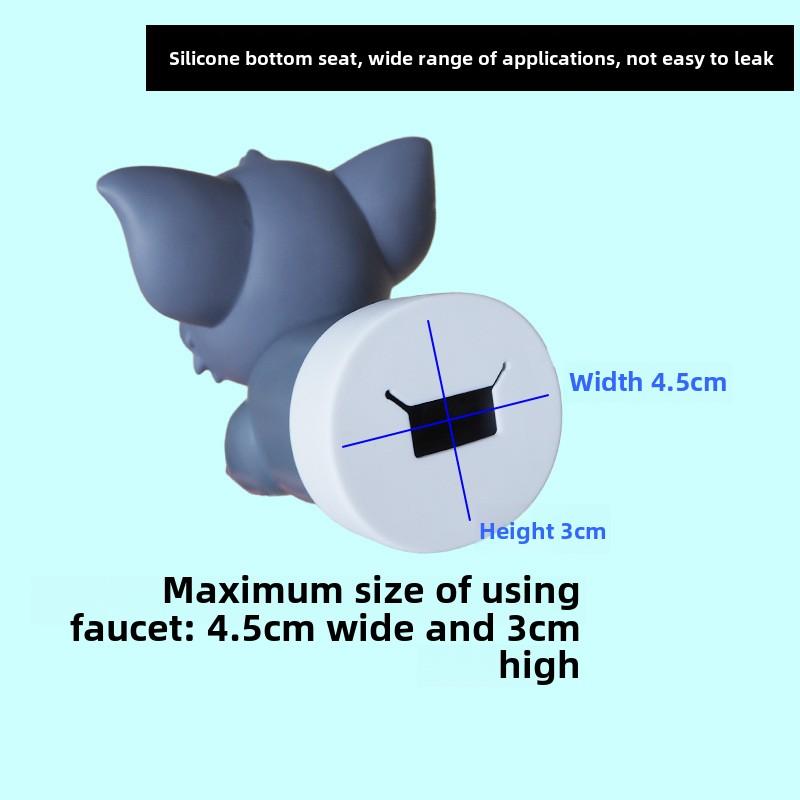 Upgraded Version Baby Silicone Faucet Splash Proof Extender Child's Cartoon Bathroom Faucet Extender Faucet Auxiliary Wash Hand