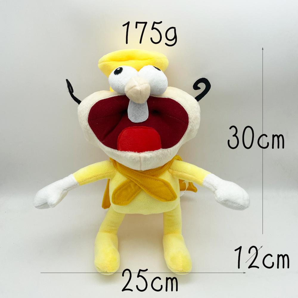 2023 New Arrival Peppino Cook Pizza Tower Plush Toy Character Cotton Material 20-25cm Unisex Targeted for Younger Audience