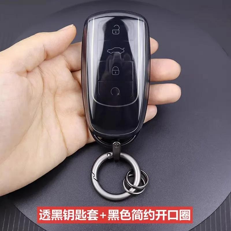 For Chery Tiggo 8plus Tiggo 8 New 5 Plus 7pro Max Omoda 5 C5 Transparent TPU Car Remote Key Case Cover Accessories Protector