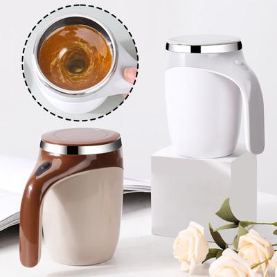 Tazza Portatile Automatica Magnetica Auto-Mescolante 380ml Elettrica a Batteria per Caffè Latte