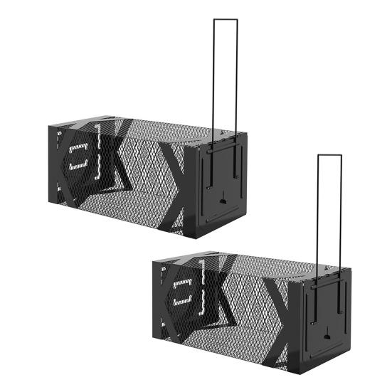 Humane Mouse Trap Easy Catch Release Rat Cage Reusable Indoor Outdoor Animal Trap for Mice Voles Hamsters Barns Warehouses