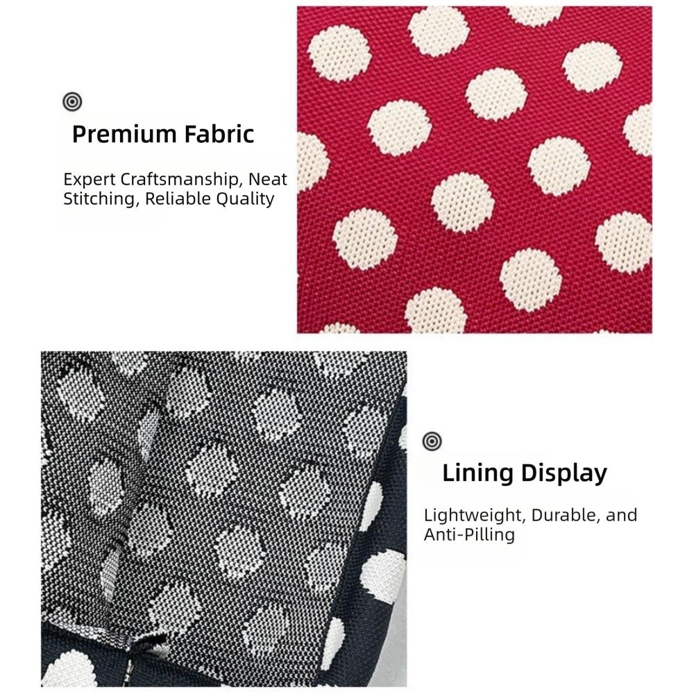 High Quality Polka Dot Clutch Bag Portable Large Capacity Cosmetic Bag Colorblock Handbag Women