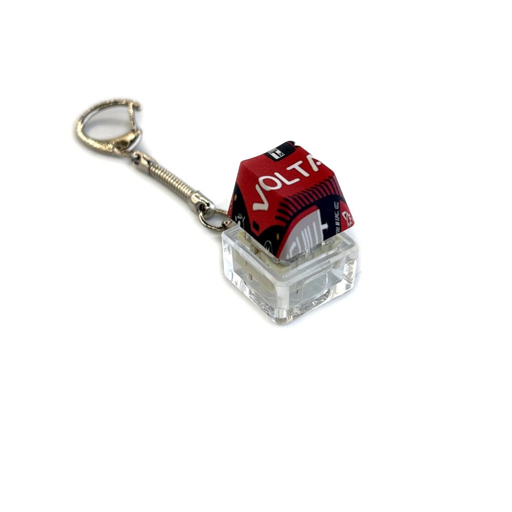 Decompression Keychain Mechanical Keyboard Button Keyring Fingertip Key Cap Pendant Antistress Toy