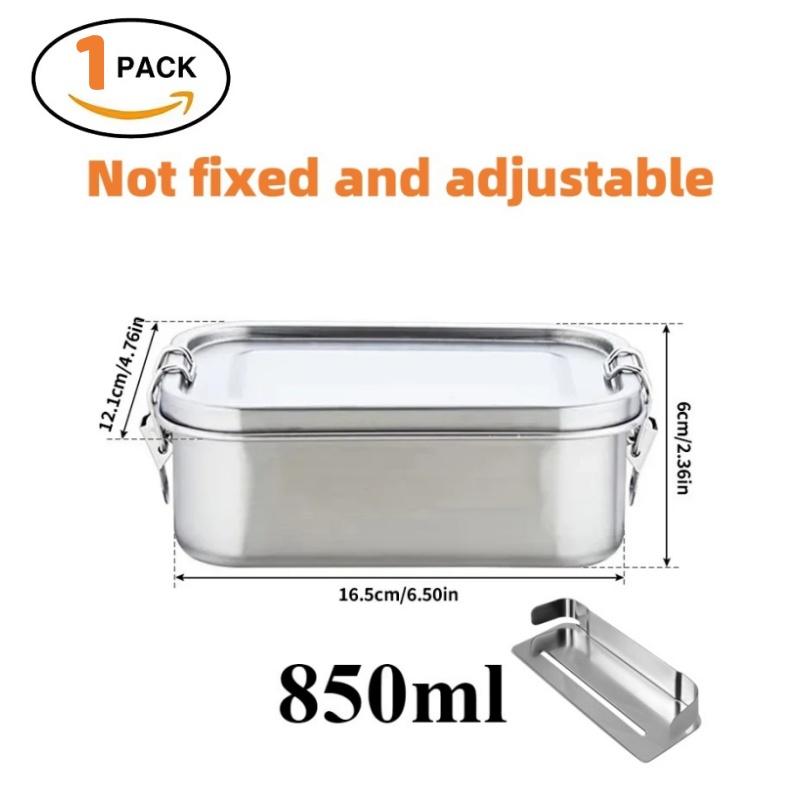 Stainless Steel Lunch Box for Kids And Adults, Portable Leak-Proof Bento Box, Travel Food Meal Prep Container Dishwasher Safe