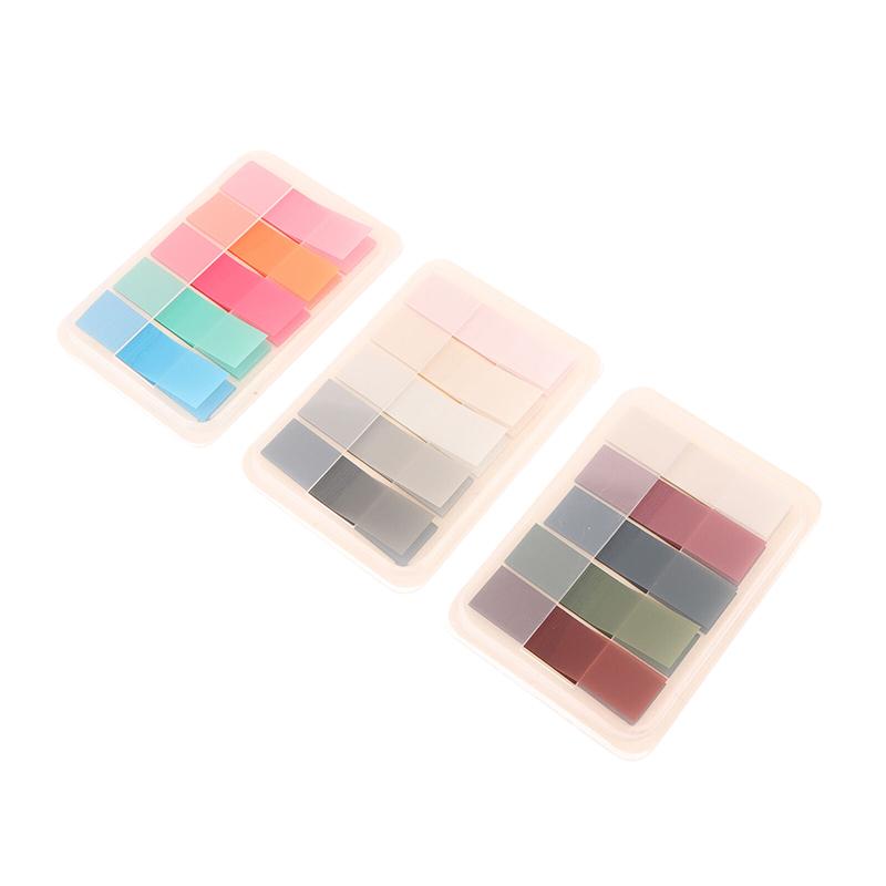 2 Box 200Pcs Stickers Extractable Sticky Tabs Page Markers Sticky Tabs Writable Page Sticky Notes Transparent Color