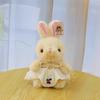 Cute Soft Rabbit Plush Doll  With Soft Short Fur And Pp Cotton Filling For Kids