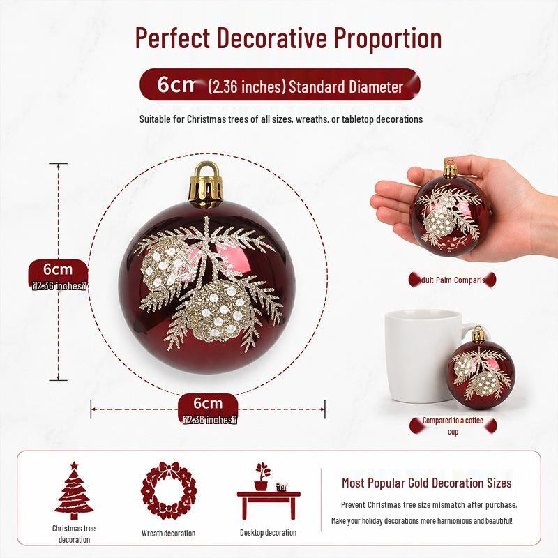 Xiyin Multicolor Christmas Tree & Window Hanging Ball Set