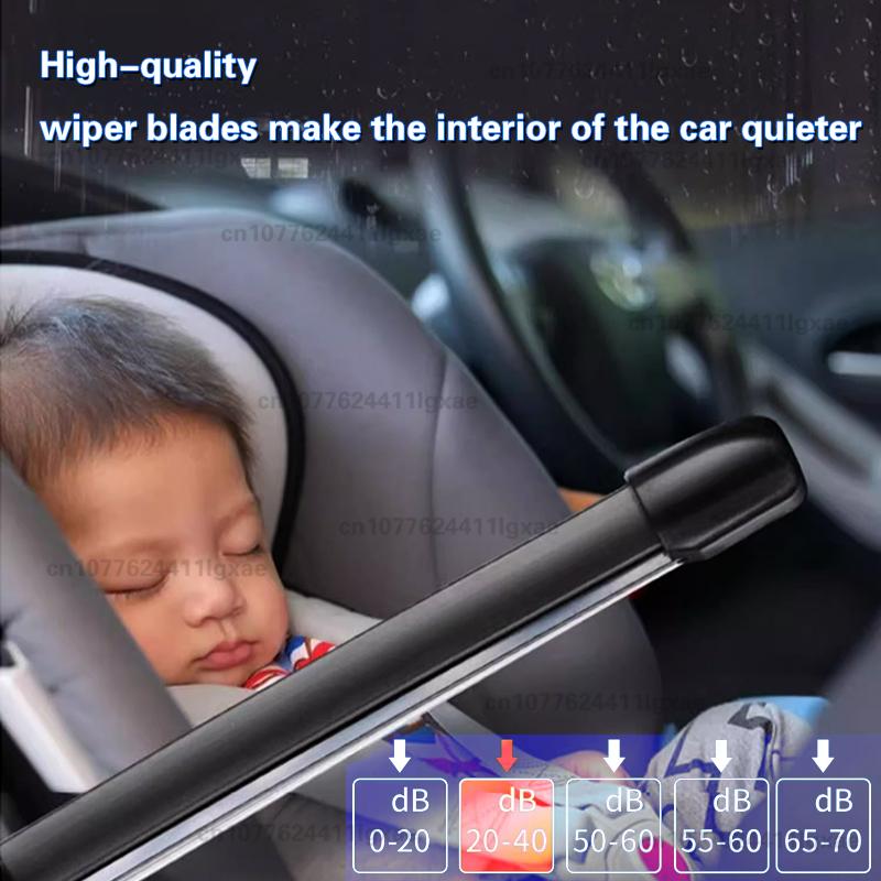 Car Wiper Blades for Skoda Fabia 2 5j 2007~2014 Front Windscreen Wipers Car Goods Stickers 2008 2009 2010 2011 2012 2013