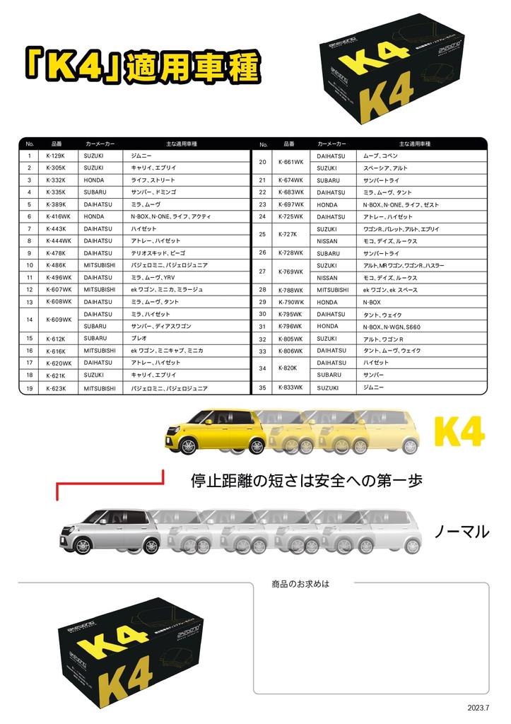 Akebono K-683WK K4 Vordere Bremsbeläge für leichte Nutzfahrzeuge