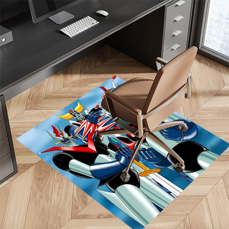 UFO Robo Grendizer2 Printed Absorbent Washable Carpet, Non-Slip Bathroom Mats, Kitchen Rugs, Yoga Mat,Living Room Entrance, Camping Picnic Rugs