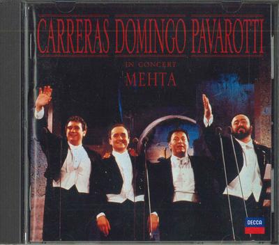 CD CARRERAS DOMINGO PAVAROTTI Trei tenori în concert FPCC41004 DECCA Japonia Clasică Folosit