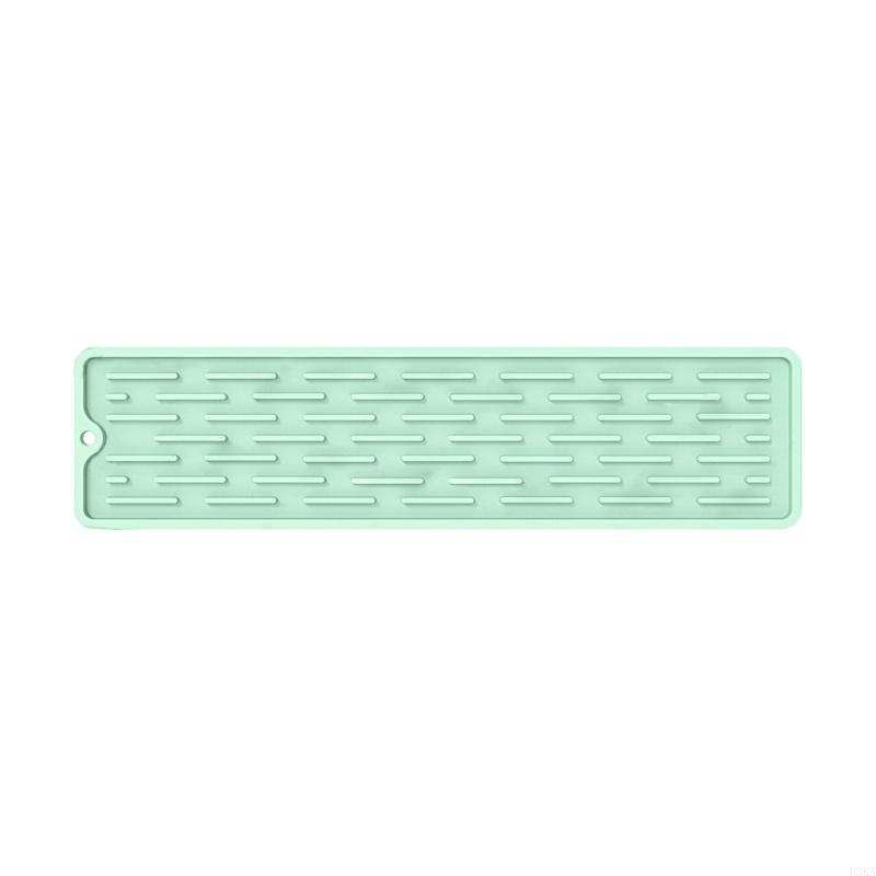 

F3KA Durable Silicone Heat Mat Nonslip Dish Drainer Mat Silicone Quick Dry Pad for Washing Dishes Kitchen Dishwashing Rack