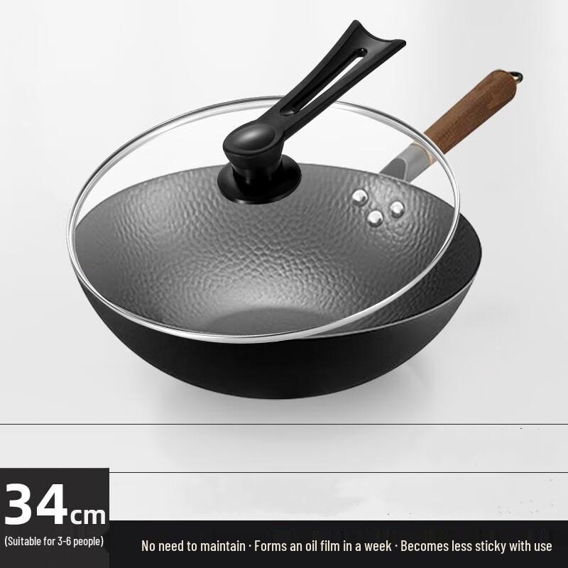 Yoshida Craftsman Traditional Hand-Forged Iron Wok