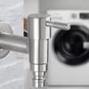 Wall Mounted Washing Machine Faucet T Shape Single Cold Faucet Practical Garden Bibcock  Bathroom