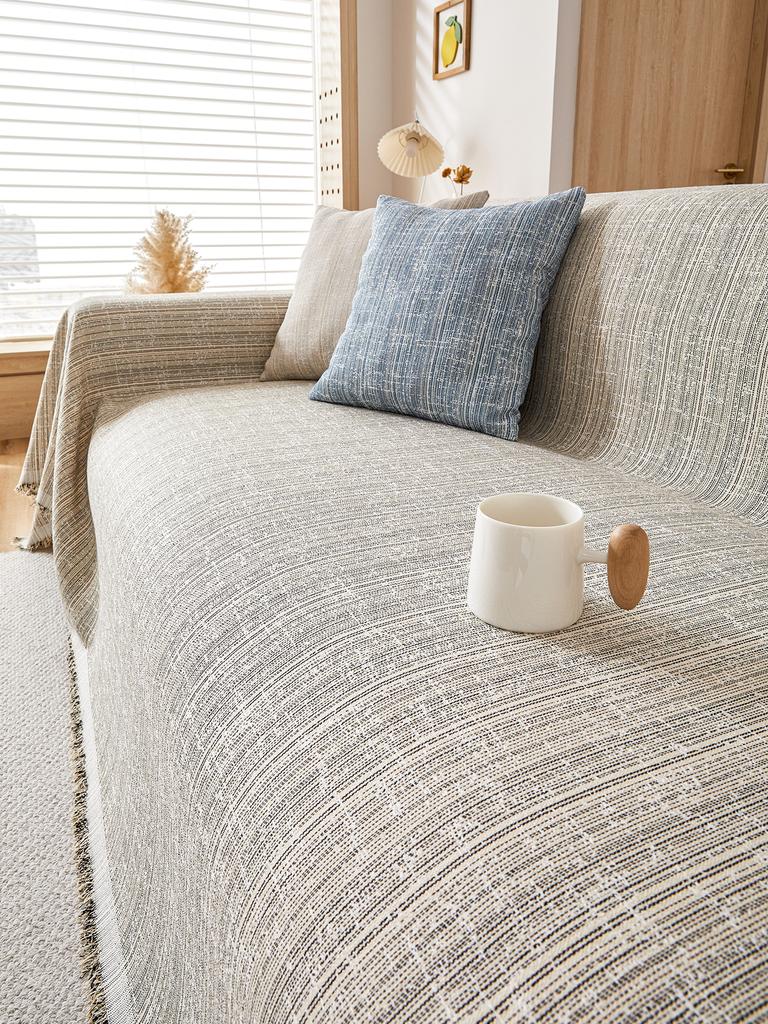 1PC Polyester Sofa Cover Blanket,Protection Sofa Anti-Cat Scratch Anti-Dirty All Seasons For Living Room Bedroom Office Cafe,Can Be Used In Home Decor