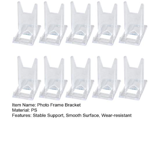 10Pcs Medal Display Stand Transparent Living Room Supply Easy-Installation Pictures Plate Display Storage Rack Practical Display