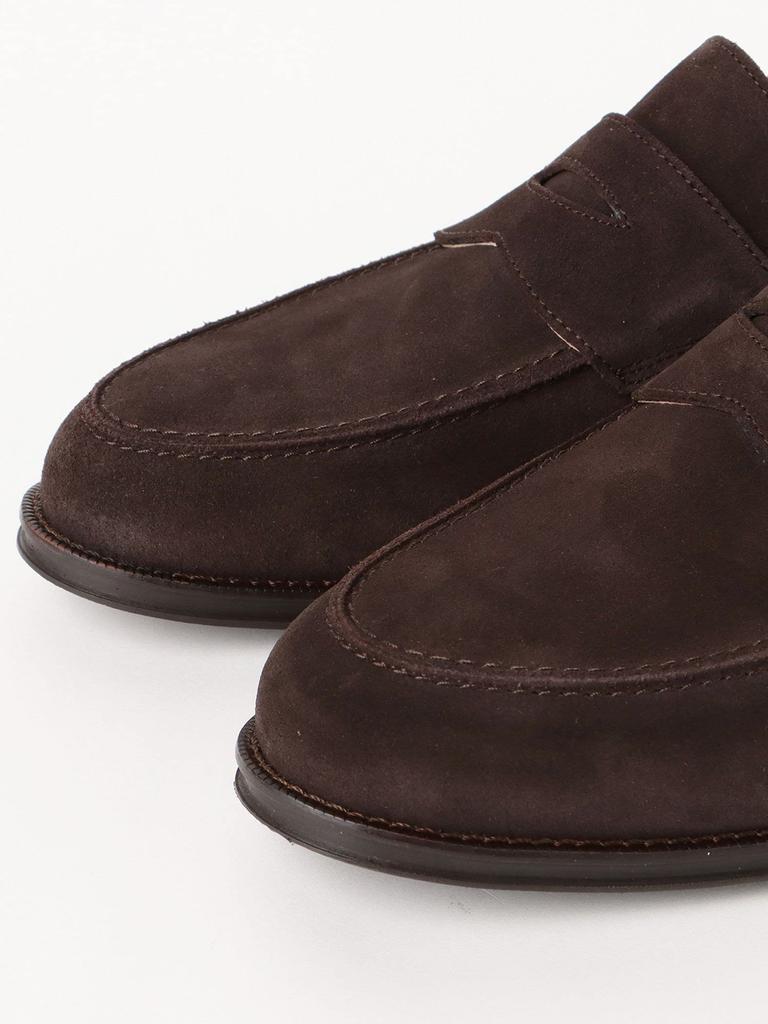 [BEAMS HART] Leather Shoes Penny Loafers Men's BROWN_SUEDE 7.5 413200411599020