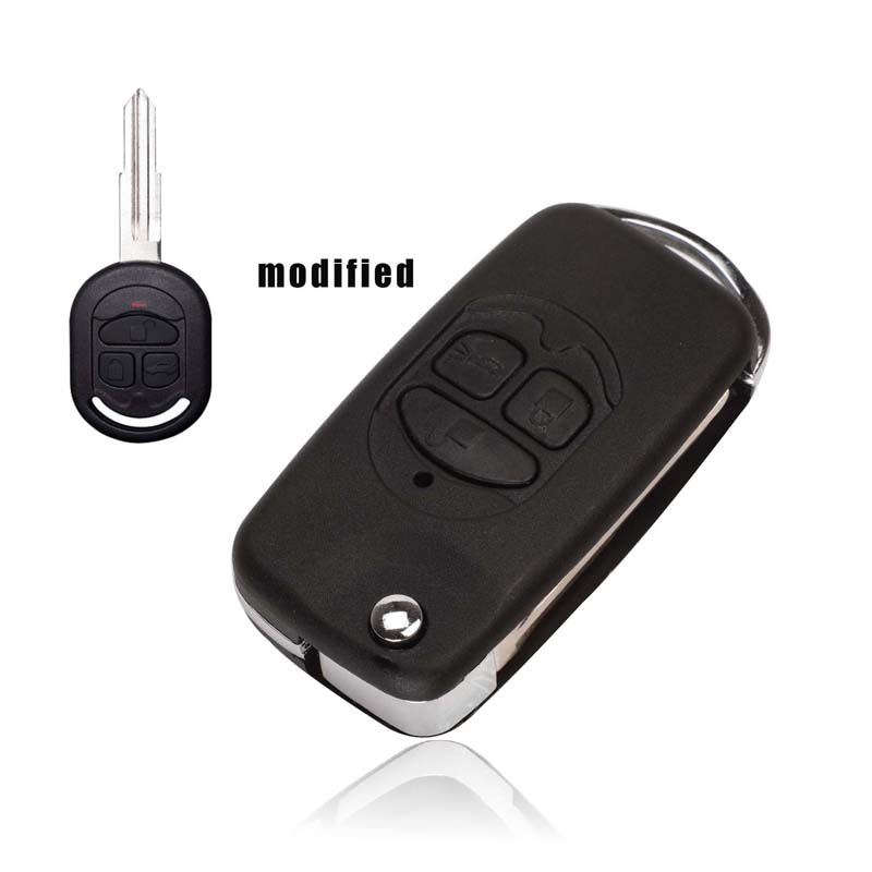 

jingyuqin модифицированный складной корпус дистанционного ключа для Chevrolet Buick Excelle 2005-2018 3 кнопки чехол для автомобильного ключа морская ракушка