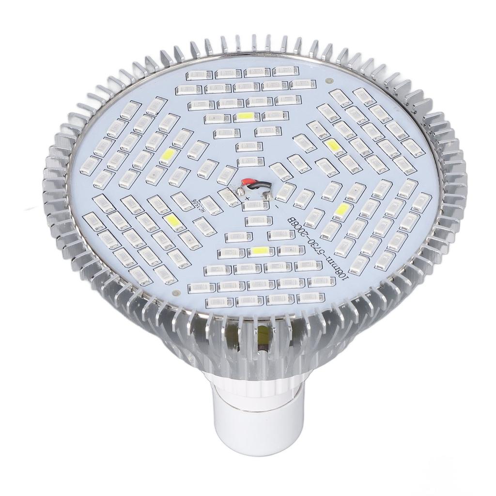 LED Pflanzenlampe E27 Geringer Stromverbrauch Vollspektrum Geringe Wärmeentwicklung LED Pflanzenwachstumslampe 85‑265V 80W,