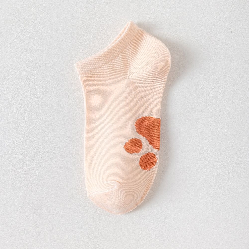 10Pairs Bear Claw Boat Socks Women Patchwork Ankle Tube Socks Sweet Cartoon Short Socks  Summer