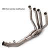 Z800 Titanium Alloy Front Exhaust Pipe Mod: Motorcycle & Sports Car, Non-Destructive Installation