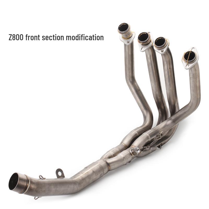 Z800 Titanium Alloy Front Exhaust Pipe Mod: Motorcycle & Sports Car, Non-Destructive Installation