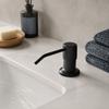Matte Black Sink Soap Dispenser Stainless Steel Built In Soap Dispenser  Countertop Use