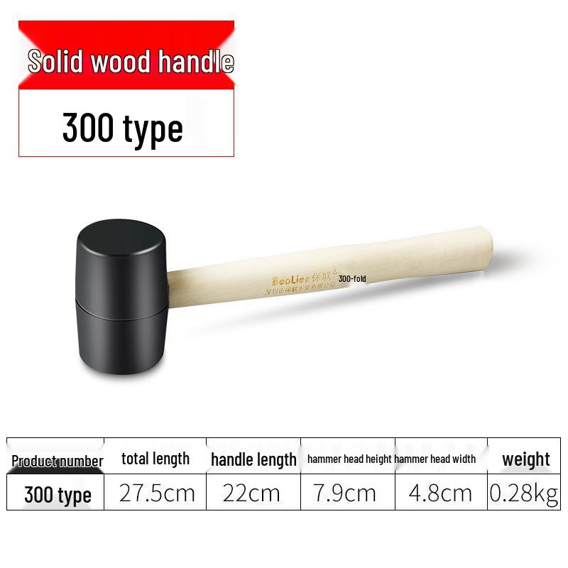 

Rubber Hammer for Tiling and Renovation - Medium & Large-Leather & Tendon