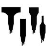 Metal Rust Remover Saber Saw Blade Black As Picture Wall Peeling Tool Cement Floor Cleaning Reciprocating Saw Compatible