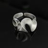 Creative Design Fashion Copper Color Stainless Steel Irregular Twist Matte Rings For Women Men Personality Hip Hop Rock Jewelry