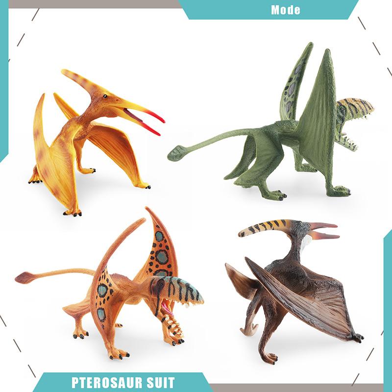 Simulation Jurassic Dinosaur World Pterosaur Pteranodon Model Desktop Ornament Children's Puzzle Cognitive Dinosaur Toys Model