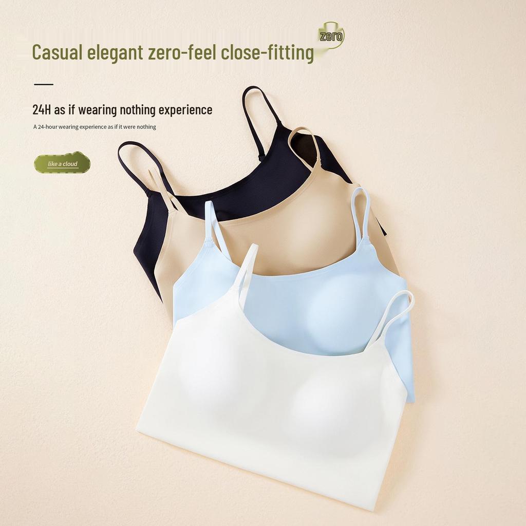 Spring Summer Seamless Strapless Slimming Vest Bra for Women