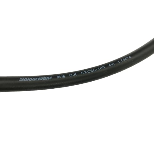 Kijima Motorcycle Bike Parts Oil/Pressure/Water/Weather Resistant Hose 1.5MPa Black 1m Inner Diameter 8mm 105-0878