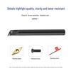 CNC Lathe Tool Holder for Inner Hole Boring, 117.5° S16Q/S20R/S25S-SVQBR11/16 Corner-Clearing