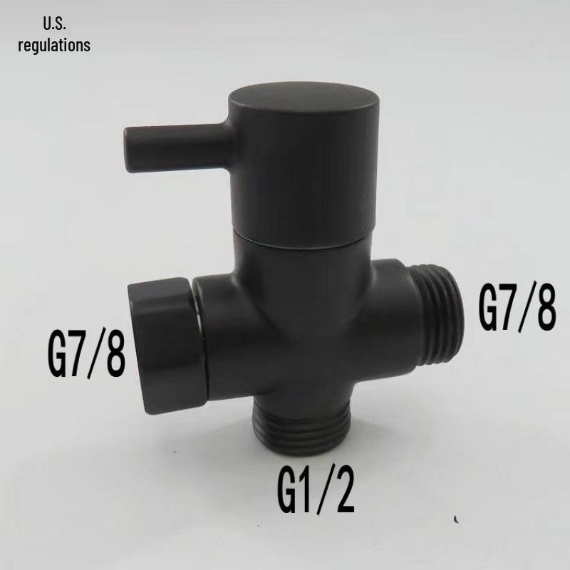 Women's Bidet Sprayer Set: High-Pressure Booster Faucet, Shower Head, and 304 Stainless Steel Toilet Splitter.