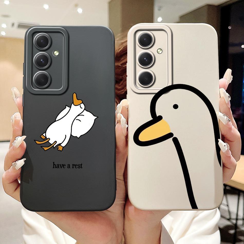 For Samsung Galaxy C55 M55 F55 5G Cute Panda Rabbit Cartoon Soft Silicon Case For Samsung C55 M55 F55 Shockproof Phone Cases