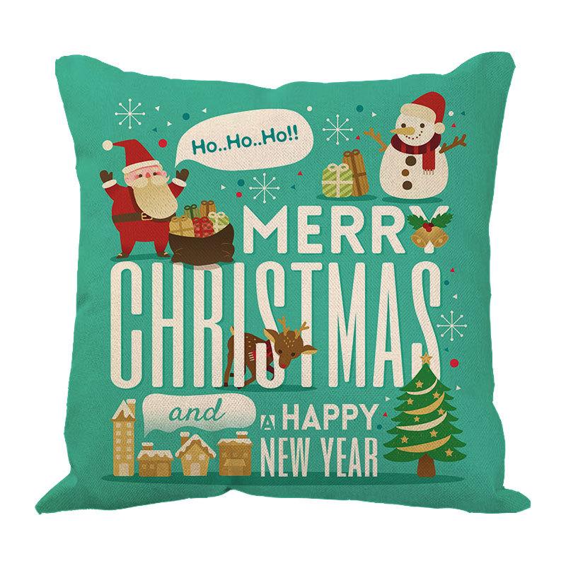 New Linen Christmas Pillows Linen Cushion Pillow Cover Pillow Pillow Car Pillow Sofa Pillow Cover