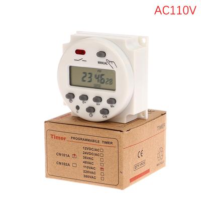 1Pc 12V 24V 110V 220V Cn101A Digital Lcd Power Timer Programmierbare Zeit Schalter Relais Cn101 Timer schalter Power Timer