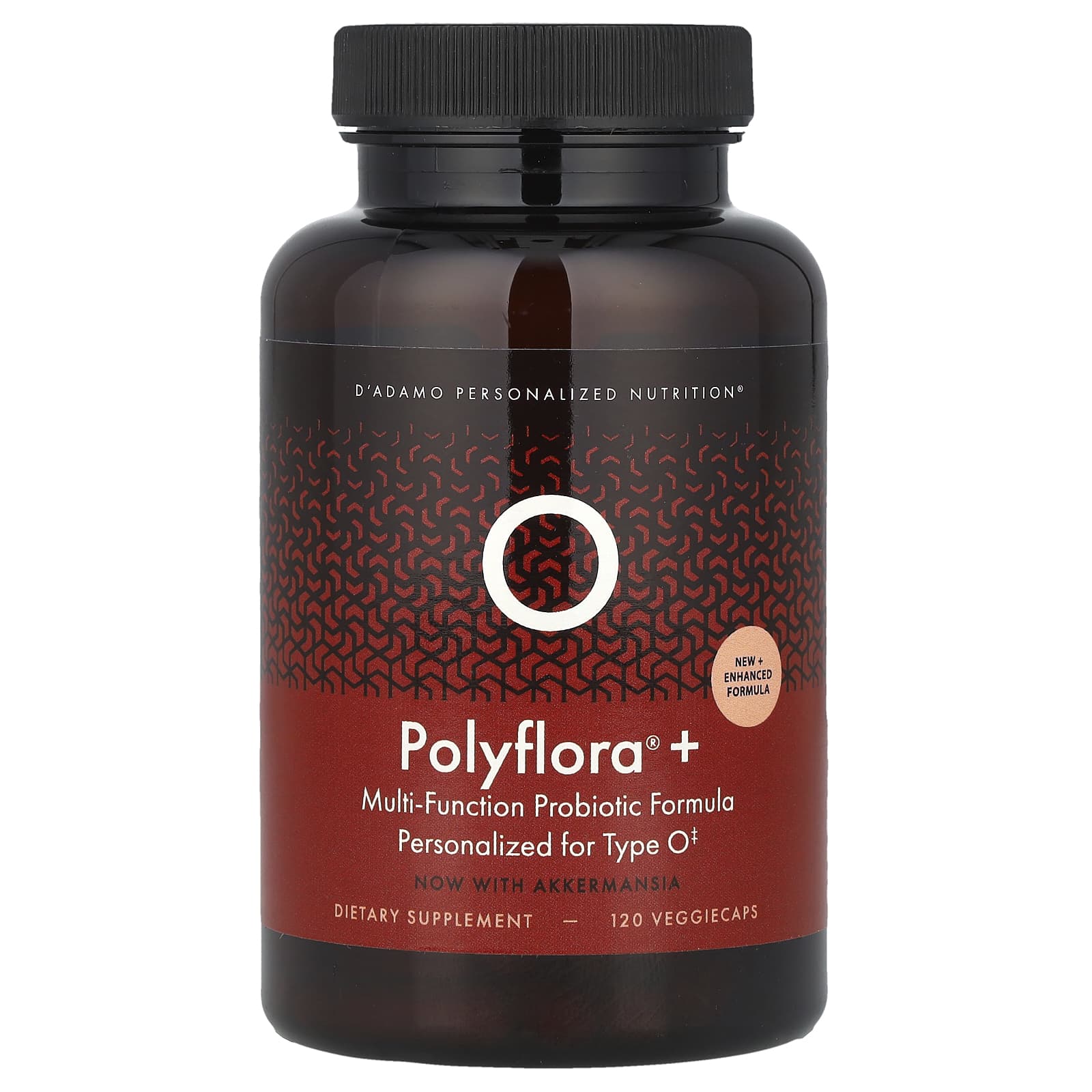 

D Adamo, Polyflora® + O, Multi-Functional Probiotic Formula, 120 Veggie Caps