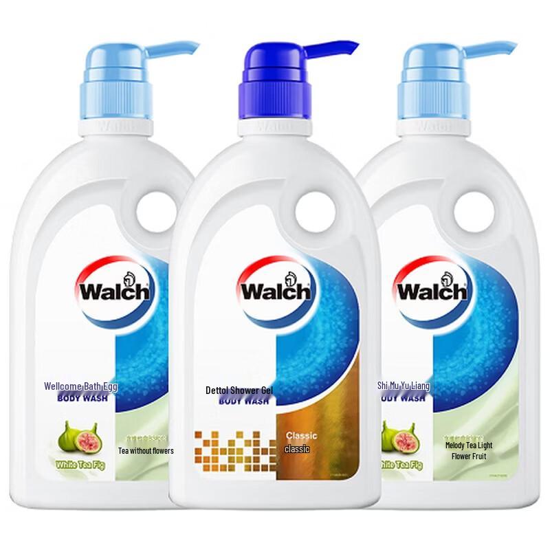 WALCH Moisturizing Body Wash (3 x 500ml)