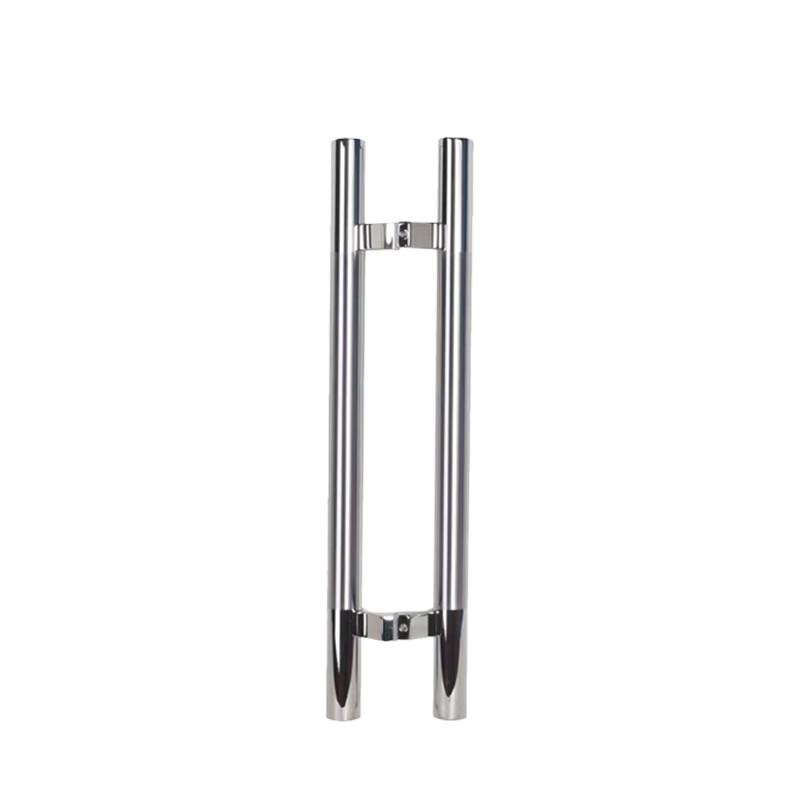 Oushanghua 304 Stainless Steel Round Glass Door Pull Handle Pair