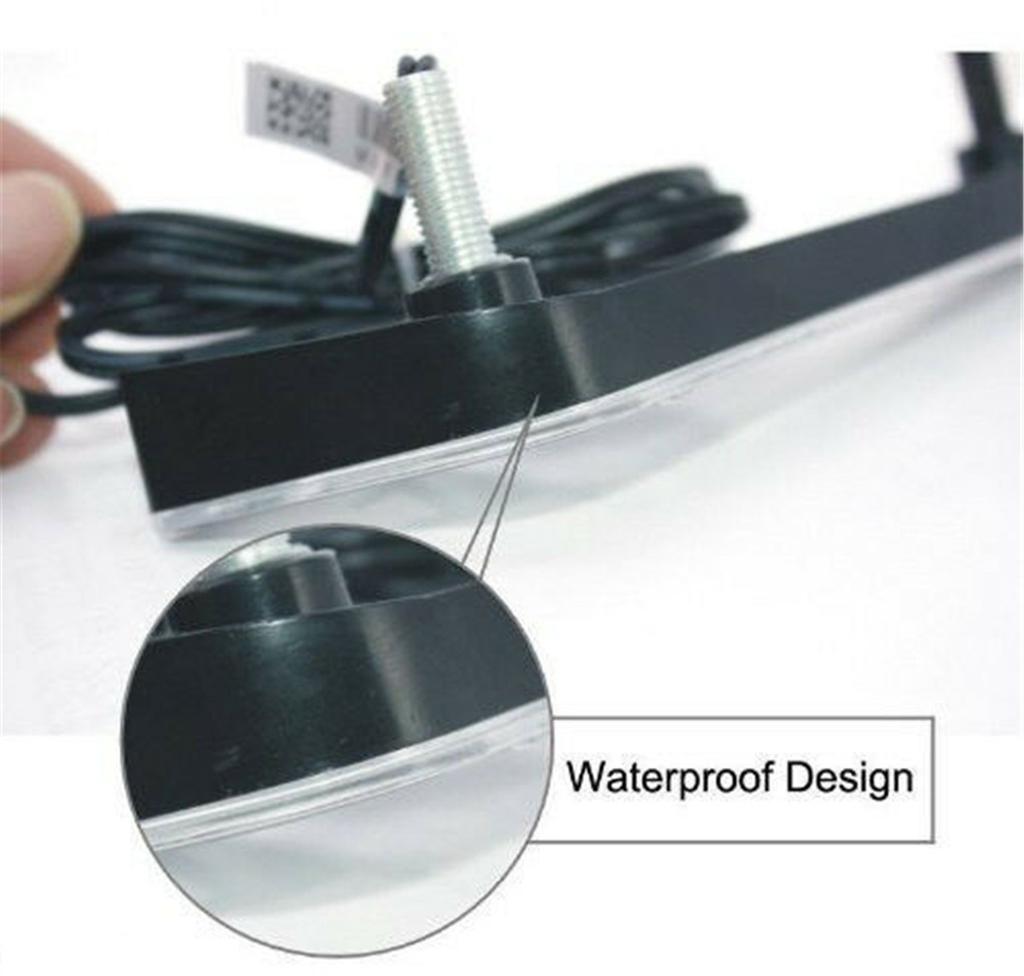 Car Auto 2x Daytime Running Light 8LED DRL Fog Driving Daylight White Head Lamp