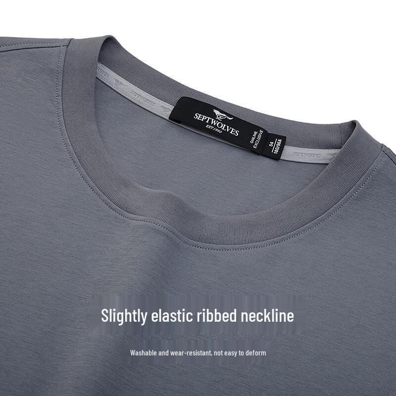Men's Sevenwolves Cooling Antibacterial Round Neck Short Sleeve T-Shirt