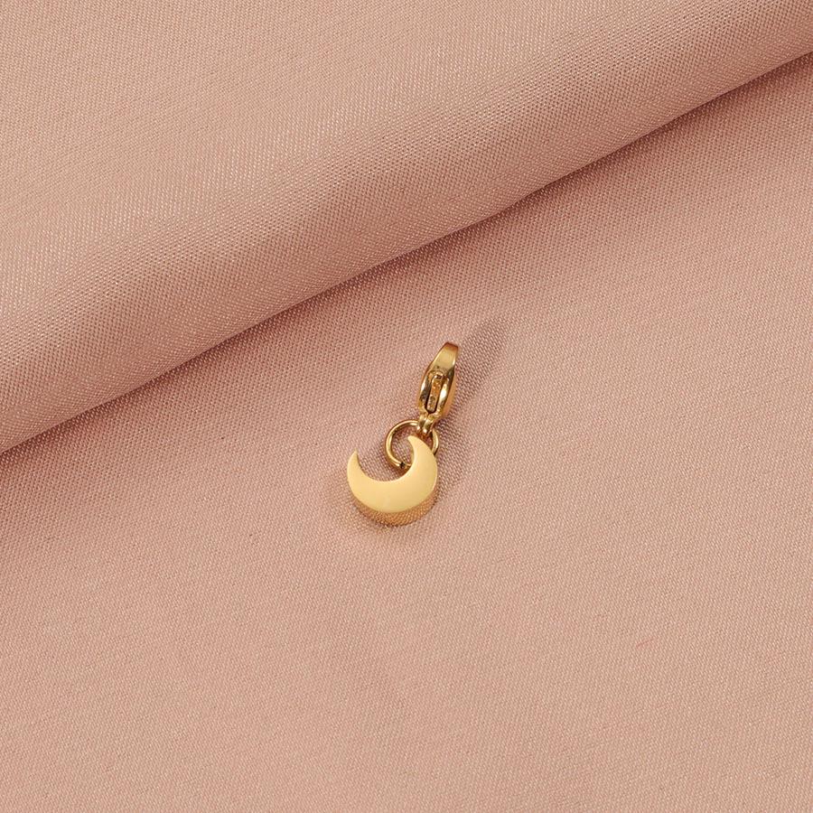 

Подвеска-шарм из нержавеющей стали в виде луны для DIY ювелирных изделий, ожерелья или браслета